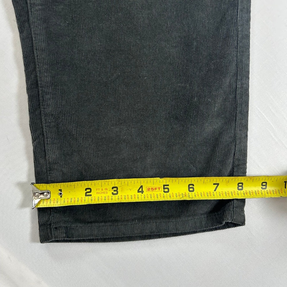 Faherty Corduroy Pants Mens 40 Gray Stretch Terry 5 Pocket Slim Straight Cotton - Picture 12 of 13